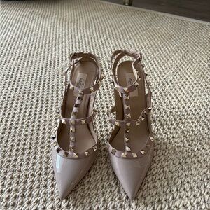 Valentino Garavani Women's Nude Rockstud Heels